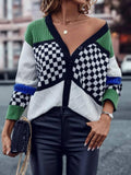 CHECKERED CARDIGAN