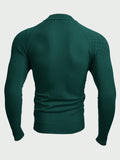 Manfinity Men Solid Raglan Sleeve Sweater