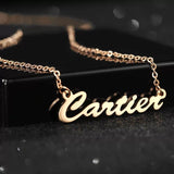 Personalized Customized Stainless 14k & 18k Gold Plated Name Necklaces Ships 10/27-11/03